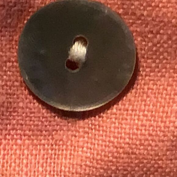 Blouse beautiful peach color, 100% linen size medium by Orvis - Picture 2 of 3